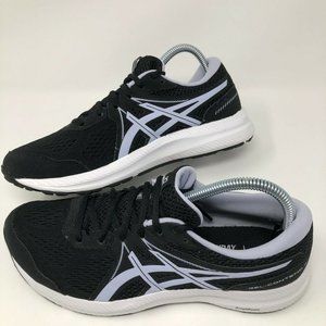 ASICS GEL-Contend 7 Running Shoes Womens SZ 9.5 Wide Black Amplifoam 1012A910